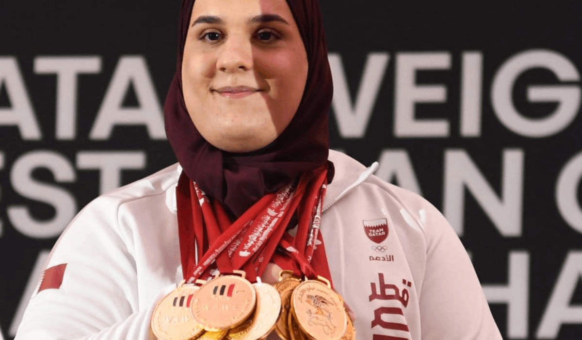 Qatari Weightlifter Wissal Wins 9 Gold Medals